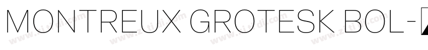 Montreux Grotesk Bol字体转换 Montreux Grotesk Bol字体转换